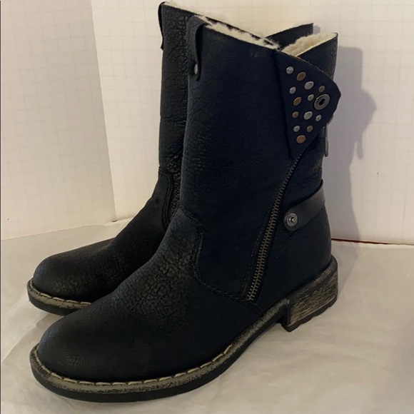 rieker biker boot